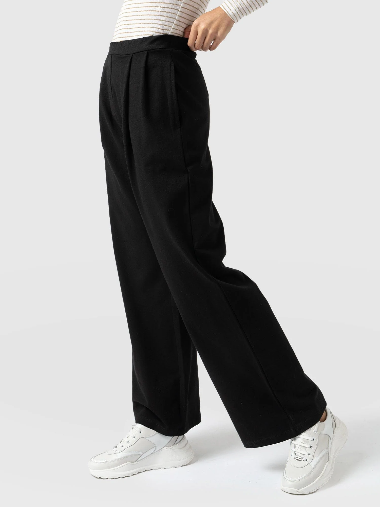 Camden Wide Leg Pant - Black