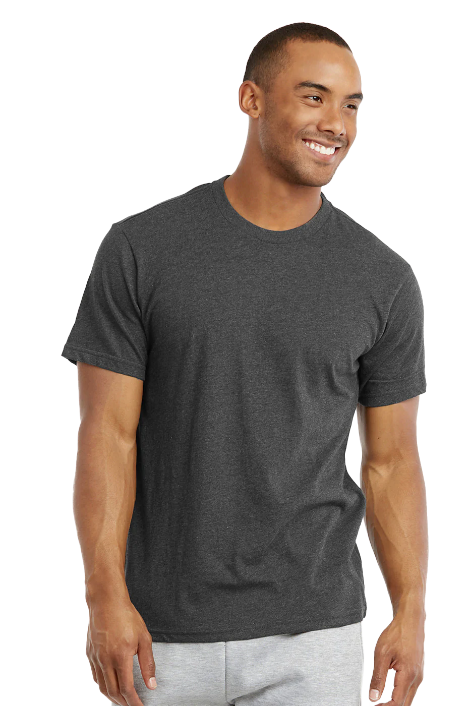 KNOCKER MEN'S CREW NECK T-SHIRT (TR700_CH/GR)